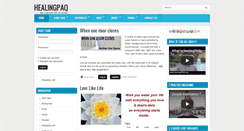 Desktop Screenshot of healingpaq.org